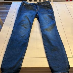 Nicole Miller dark High Rise Ankle Skinny jeans